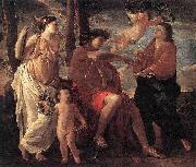 Nicolas Poussin The Inspiration of the Poet. oil painting